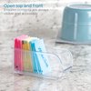 iDesign BPA-Free Plastic Sugar Packet Holder and Organizer, The Linus Collection - 2.25" x 4.5" x 2", Clear