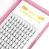 Premade Volume Eyelash Extensions 6D-D-0.07-15 Short Stem Premade Fans Eyelash Extensions 9 to 20 mm Volume Lash Extensions .07 .10 Pre made Lash Fans C D Curl (6D-D-0.07,15mm)