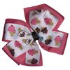 Ice Cream Pinwheel Hair Bow 4"