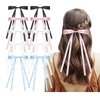 10pcs Bow Hair Clips Hair Clip Set Metal Hair Clips Long Tail Bow Hair Ties For Women Teenagers Children, Five Colors Bow Hair Clips Accessories