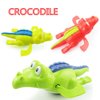 5 Pack Pool Float Bath Toys, Wind Up Swimming Bathtub Animals for Boys Girls Toddlers , Fish Tortoise Hippocampus Crocodile Duck, Smooth Cute Shower Water Toy (Random Color)