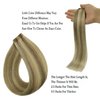 Tape in Hair Extensions Real Human Hair 16 Inch Ash Blonde Mixed Bleach Blonde 30g, Seamless Skin Weft Long Straight Highlight Silky Straight 20pcs.