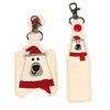 Polar Bear Hand Sanitizer And/Or Lip Balm Holder Key Fob