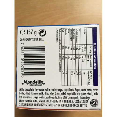 Terry's Milk Chocolate Orange 157g