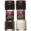 Seasoning Bundle - 2 Items: McCormick Sea Salt Grinder 2.12 Oz. & Black Peppercorn Grinder 1.0 Oz