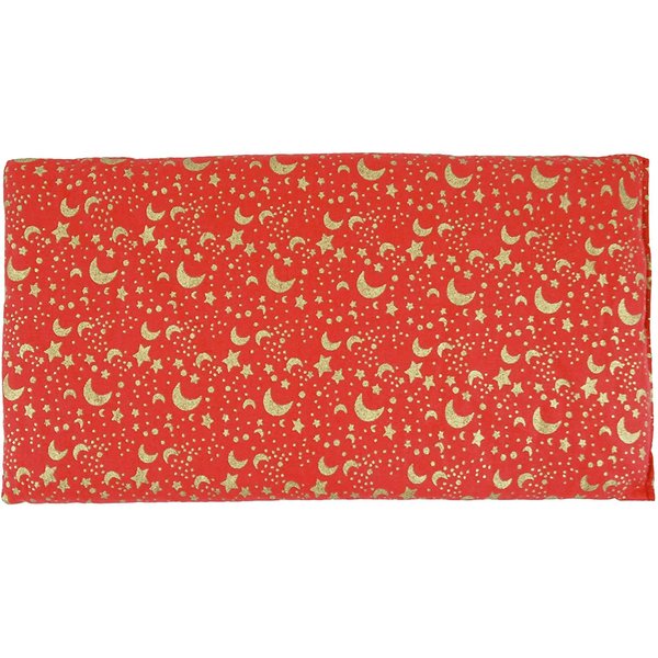 Nature's Approach Basic Herb Pack Rice Heating Pad Microwavable Reusable Heat Pack with Herbal Aromatherapy Fill, Freezer and Microwave Safe for Hot and Cold Therapy, Celestial Red