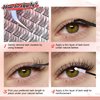 Wispy Lash Clusters Natural Cluster Lashes 180Pcs 9-12MM Individual Eyelash Extensions Short Wispy C Curl Eyelash Clusters Lashes Super Thin Band by PHKERATA (9-12MM, C Curl)