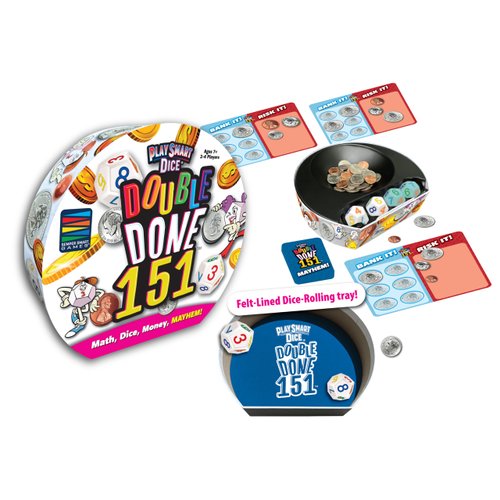 Semper Smart Games Double Done 151: Money and Mayhem Make Math Fun for The Whole Family!