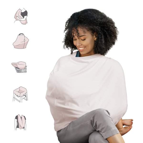 Munchkin® Milkmakers® 5-in-1 Nursing Cover, Pale Peach