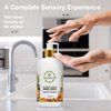 THERAPINA Aromatherapy Luxury Liquid Hand Soap – Vegan, Moisturizing Hand Wash with Aloe Vera, Botanical Oils, Manhattan Bourbon Scent – Fancy Liquid Hand Soap for Bathrooms, Kitchen, More, 16 Oz.