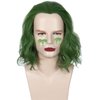 Wendyan Green Wig For Men Halloween Cosplay Costume Curly Wig Mens Curly Wigs Mens Long Curly Wigs