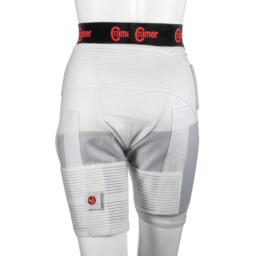 Cramer Men's GH2 Support System Strap for Groin Pain, Hip Injuries, Pull Leg Muscles, and Running, Hip Support, Groin Support, Groin Compression Wrap, Pants with Built In Groin Support, Black, Medium