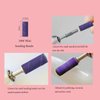BITNBITH 100pcs Small Nail Sanding Bands for Nail Drill, 3.1mm Mini Nail Sanding Mandrel Bits 180 Grit Fine Nail File Drill Bits for Acrylic Nails Gel Manicure Pedicure Nail Prep Salon Supplies,Purple