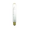 Sunlite 01990-SU Incandescent T6.5 Tubular Light Bulb, E17 Intermediate Base, 40 Watts, 290 Lumens, Dimmable, Mercury Free, 2600K Warm White, Clear Glass, 1 Count