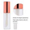 YIPINER Case of 90 packs, Empty Plastic Clear Lip Gloss Tubes Lip Balm Bottle Container Rose Gold Transparent 1.2ML Makeup Tool for Women (90 pcs, Rose Gold)