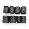 Kitsch Ceramic Hair Rollers | Self Grip Thermal Hair Rollers | Holiday Gift Hair Curlers | Variety Pack | 8 Pcs (Black)