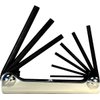 EKLIND 20912 Steel Handle Fold-up Hex Key allen wrench - 9pc set SAE Inch Sizes .050-3/16