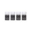 2000Pcs Premium Silicone Micro Link Rings 5mm Lined Beads for I Tip Hair Extensions (2000Pcs, Dark Brown)