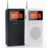 shortwave Radio FM/AM/SW Band Transistor Powered by AA Batteries with Key Backlight LCD Display Digital Alarm Clock Sleep Timer,Best Reception,Best Sound Quality Mini Radio for Running