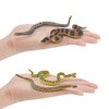 Realistic Wild Life Jungle Animal Model Playset 6 PCS Snake Red-tailed Boa Rattlesnake Model Party Favors Supplies Cake Toppers Set Toys for 5 6 7 8 Years Old Boys Girls Kid Toddlers