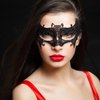 Halloween Black Bat Headband and One Bat Masquerade Mask for Women Bat Halloween Dress Up Costume Accessories