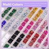 Resin Rhinestones for Crafting, 2 Boxes Black Multi Sizes Flatback Bedazzling Crystals for Crafts DIY Nail Art Decoration, Non Hotfix Gems Charms for Tumbler Shoes Clothing Fabric Face Makeup Manicure