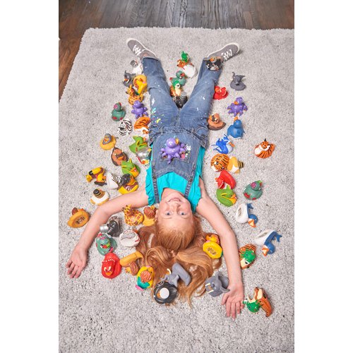 WILD REPUBLIC Rubber Ducks, Bath Toys, Kids Gifts, Pool Toys, Water Toys, Sea Turtle, 4"