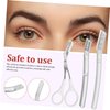 PACKOVE 1 Set Eyebrow Shaping Kit Grooming with Trimmer Scissors Safe Design for Easy Use Stylish Transparent Color Beauty Tool for Eyebrows