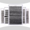 DIY Lash Extensions Kit 320pcs Individual Lashes Clusters 60D 80D D Curl Eyelash Extension Kit with Applicator and Lash Bond&Seal,Clusters Lash Glue Remover For False Eyelash Mix 10-16mm (60D+80D KIT)