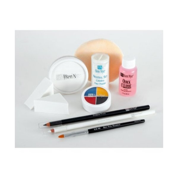 Ben Nye Clown Makeup Kits - Deluxe Whiteface DK-1