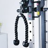 AOHO MOOON Upgrades Tricep Rope LAT Pull Down Cable Attachment, 27 inches, Exercise Machine Attachments Pulley System Gym Workout Rope.