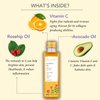 Auravedic Vitamin C Oil for Skin | with Rosehip Avocado & Vitamin E | Natural & Organic Skin Care Face Moisturizer | 3.38 Fl Oz (100ml)