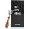 ZilberHaar Brush Cleaner - Beard and Hair Brush Cleaner Tool - Hand-Made Natural Hairbrush Cleaner Tool - 4.3 Inches Long and 1.9 Inches Wide at Rake End