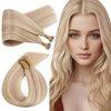Ugeat I Tip Hair Extensions Human Hair Ash Blonde Itip Hair Extensions Short Hair Remy Human Hair Extensions I Tip 14 Inch 50s 40g