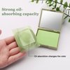 Jutqut Oil Blotting Sheets for Face With Travel Makeup Mirror-2 Pack(total 200 sheets), Blotting Papers for Face, Oil Absorbing Sheets for Face, Makeup Friendly, Blotting Papers for Oily Skin