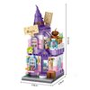 MEIEST Mini City Shop Street View Building Blocks Model Set,Simulation Architecture Collection Particle Construction Building Bricks Toy,Home Decoration,14+(Magic House)