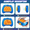 Acvens Fast Push Game,4 Mode,Sensory Toys,Fast Puzzle Game,ADHD,Pop Fidget Toys for Kids Age 6-12,Birthday Gifts for Girls and Boys (Dark Blue)