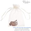 Parcelona French Paw Brown Streaks Wide Side Slide In Jaw Yoga Hair Claw Clip (Brown Streaks)