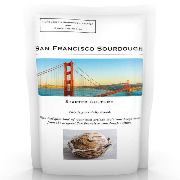 San Francisco Sourdough Starter Genuine Original San Francisco Culture with Easy Foolproof Recipe. True Original Organic San Francisco Sourdough Starter. Easy recipe with top notch customer support. Proudly Manufactured in the USA!