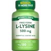 Nature's Truth L-Lysine 500mg | 130 Caplets | Free Form | Essential Amino Acid | Non-GMO & Gluten Free Supplement