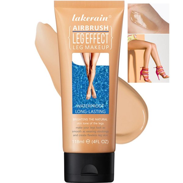 Leg and Body Makeup, Skin Perfecting Body Foundation, Tattoo Cover Up Makeup, Spider Vein Concealer for Leg and Body Scar Cover up Makeup, Flawless Looking Legs, Evens Skin Tone (Medium Golw)