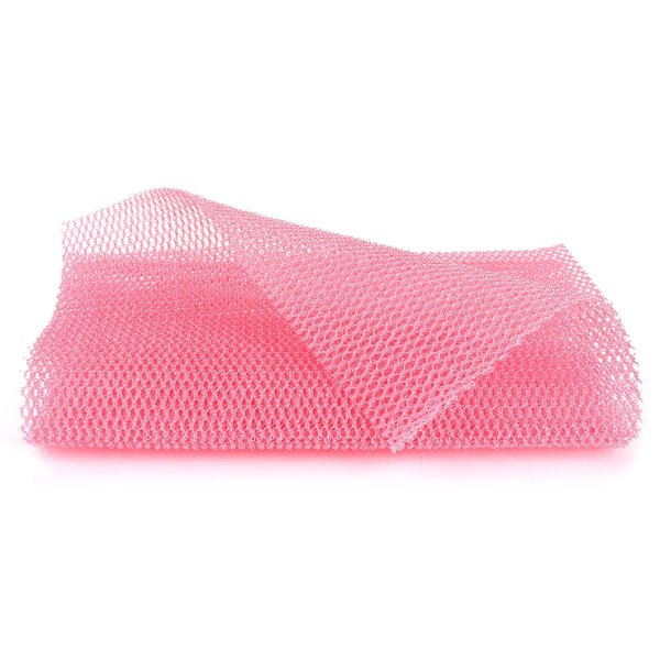 WLLHYF African Bathing Sponge Net for Men Women African Long Net Bath Sponge Body Exfoliating Wash Scrub Cloth Shower Back Scrubber Skin Smoother for Daily Use(Pink)