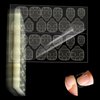 480pcs(20Sheets) Double Side Nail Adhesive Tab for Press on Nails Glue Sticker Waterproof Breathable Super Sticky Nails Tab for Finger False Nails Jelly Fake Nail Women Girls Kids Daily Wear Manicure