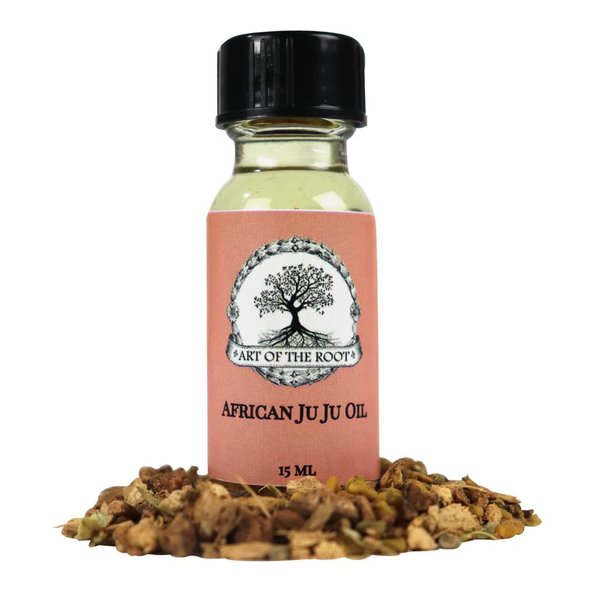 Art of the Root African JuJu Oil 1/2 | Handmade with Herbs & Essential Oils | Power, Potency and Enhancing Rituals | Hoodoo Wiccan Pagan Conjure