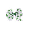 St. Patrick's Day Green Party Accessory Green Shamrock Hair Band Bow Hairpin Hairclips(SPJ1) (N)