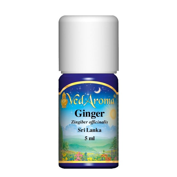VedAroma Ginger Certified Organic Therapeutic Grade Essential Oil