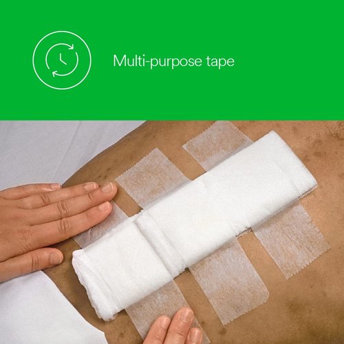3M™ Micropore™ Surgical Tape, 1530S-1, single-patient use roll, 1 inch x 1 1/2 yard (2,5cm x 1,37m), 100 rolls/box