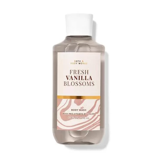 Bath & Body Works Signature Collection Shower Gel For Women10 fl oz (Fresh Vanilla Blossoms)