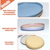 SHECIPIN 12 PACK 6 Inches Lightweight Mini Wheat Straw Plates,Reusable Plate Set Dishwasher & Microwave Safe,Unbreakable Deep Dinner Plates, Plastic Plates Reusable,They are easy to clean BPA free