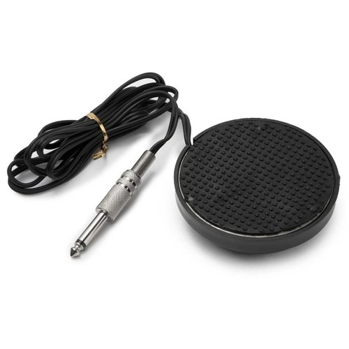 AmeriVolt Round Star Tattoo Foot Pedal 360 Degree Switch w/ 4-1/2 foot Cord - Black